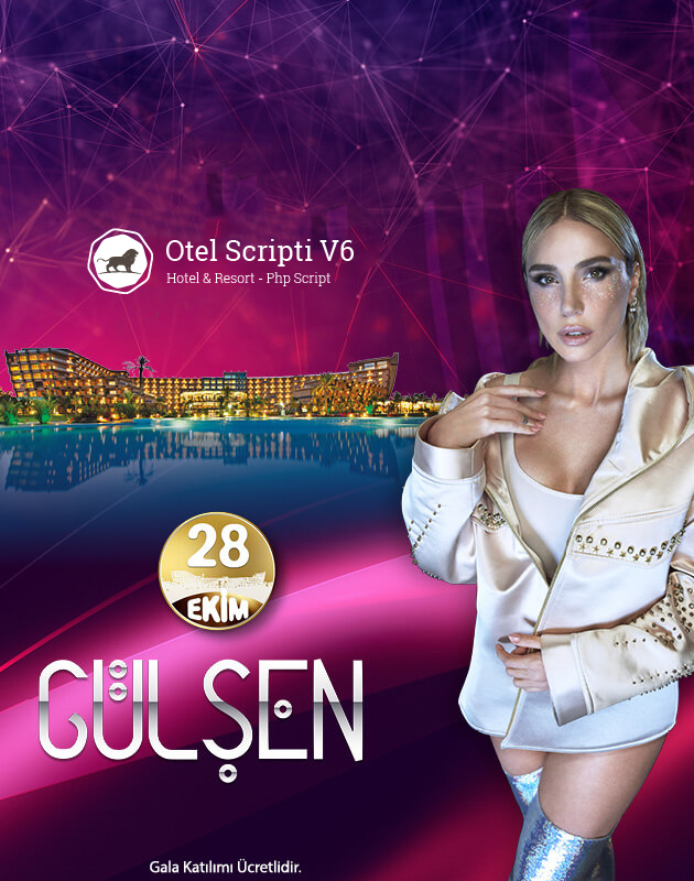 Türk Pop Müziğinin Liste Başı İsmi Gülşen, Otel Scripti V6 Hotel & Resort'ta